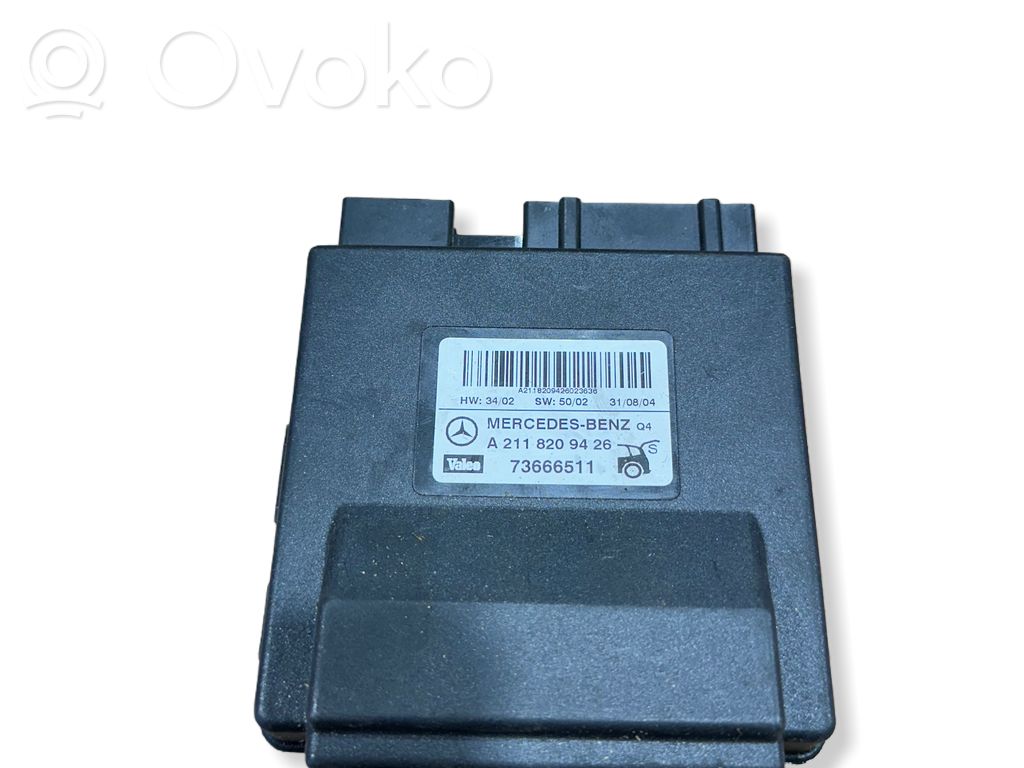 Mercedes-Benz E W211 Tailgate/trunk control unit/module 