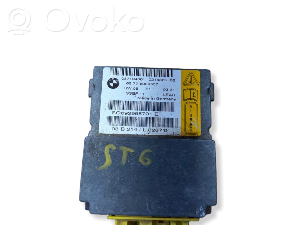 BMW 7 E65 E66 Airbag control unit/module 