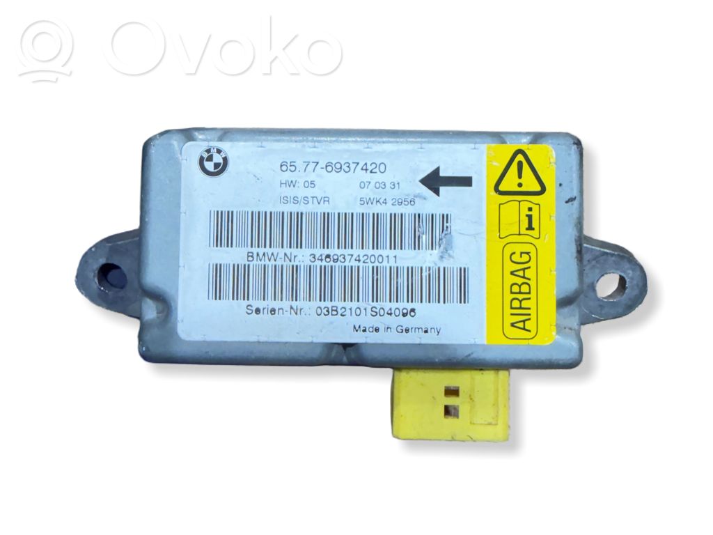 BMW 7 E65 E66 Sensor impacto/accidente para activar Airbag 