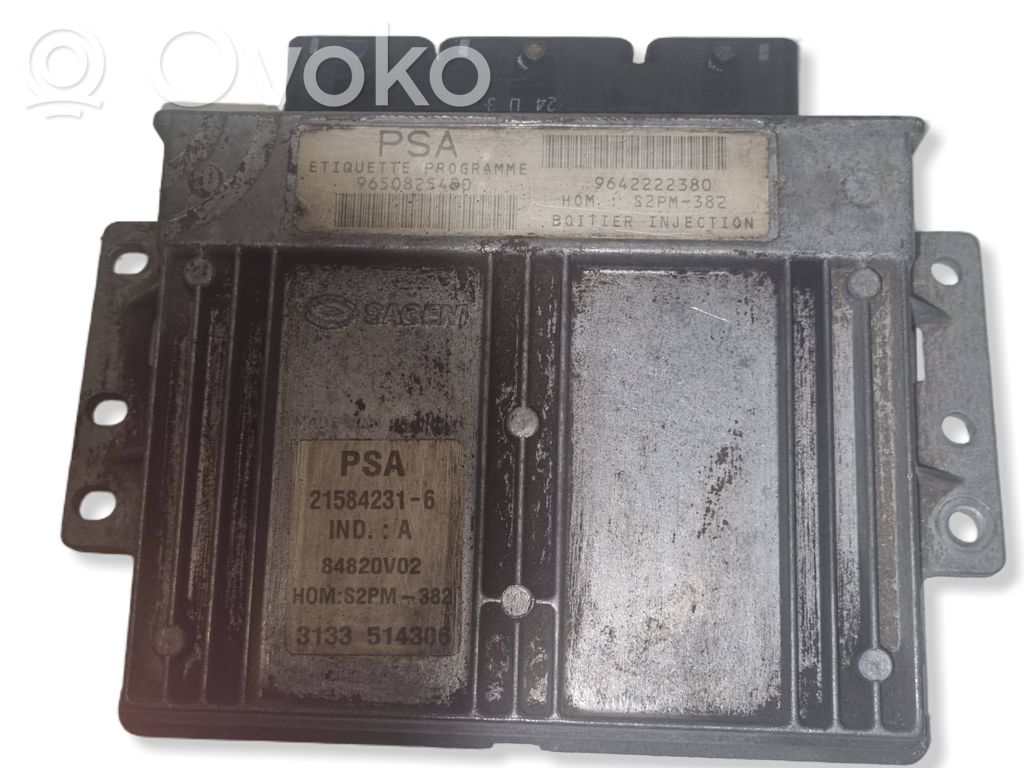 Engine control unit/module   9650825480,9642222380,S2PM382
