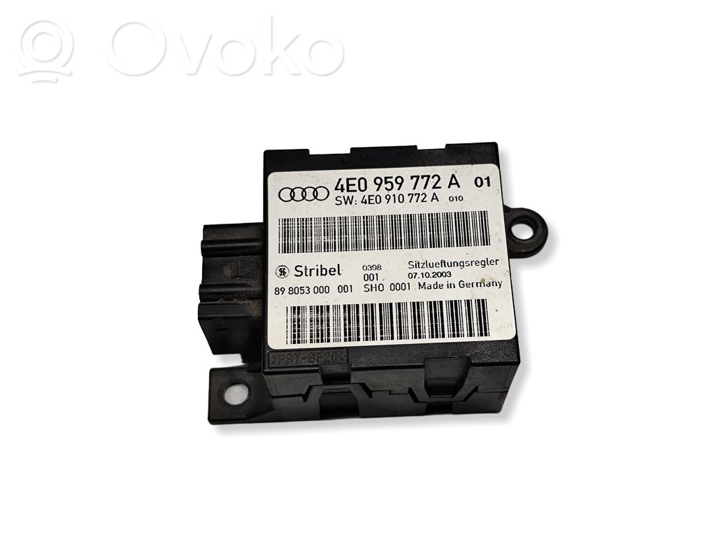 Unidad de control del asiento   4E0959772A,898053000