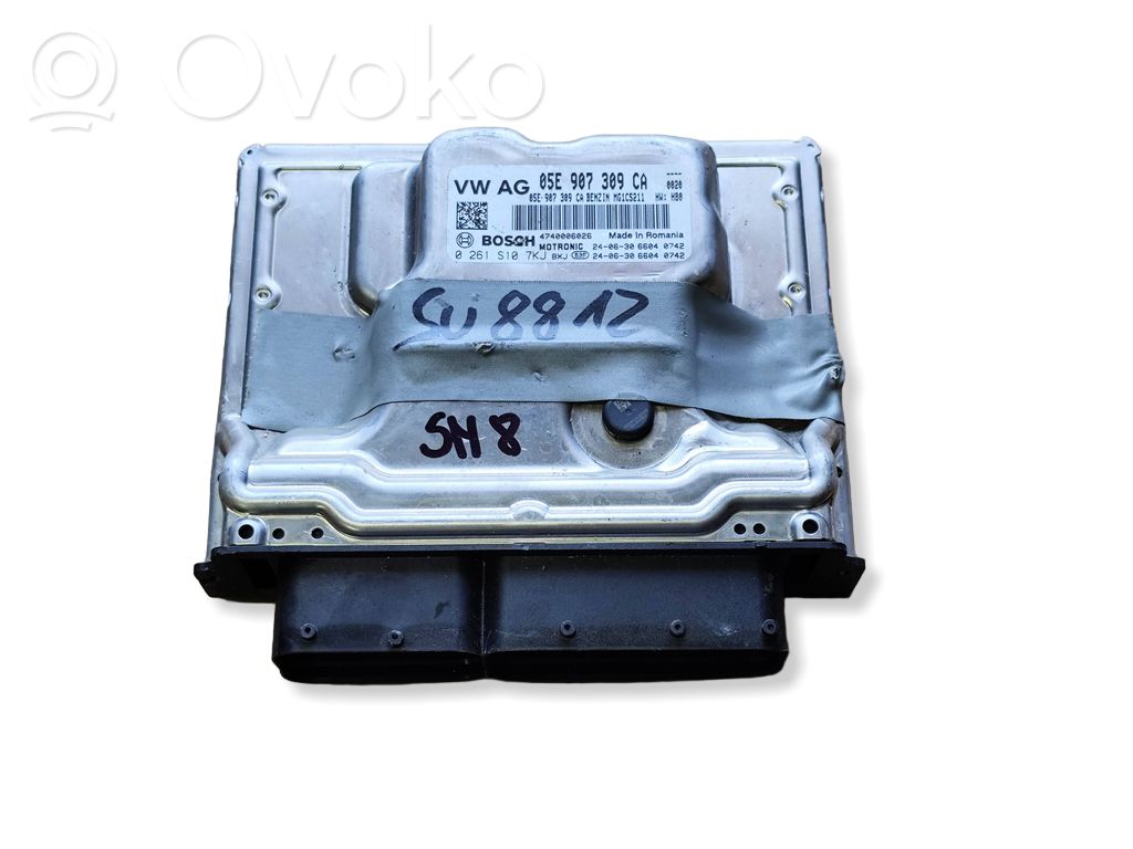Engine control unit/module ECU   05E907309CA,0261S107KJ