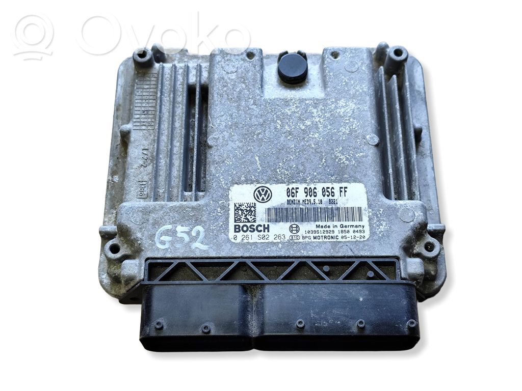 Engine control unit/module ECU   06F906056FF,0261S02263,1039S12929