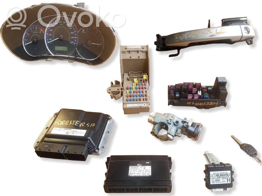 Subaru Forester SH Kit centralina motore ECU e serratura 