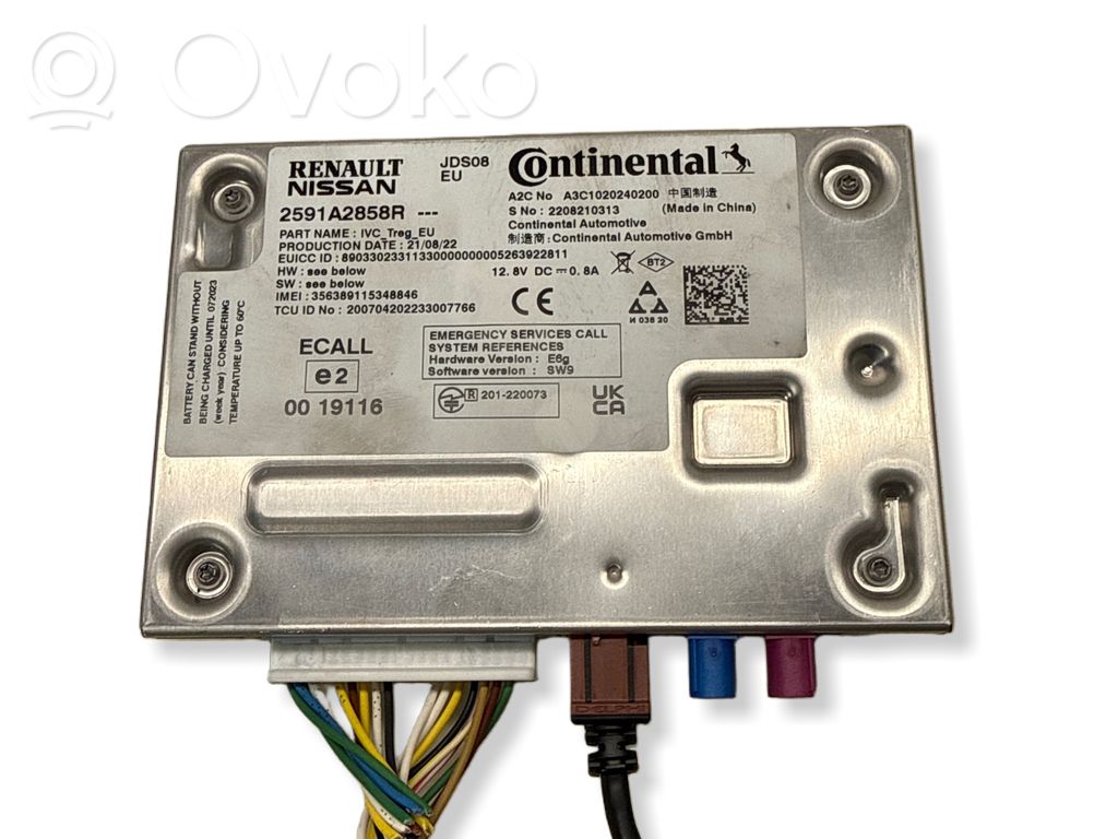 Autres unités de commande / modules   2591A2858R,22082101,356389115348846,A3C1020240200