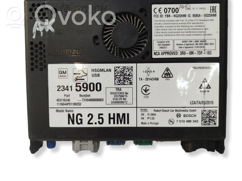 Opel Astra K Other control units/modules 