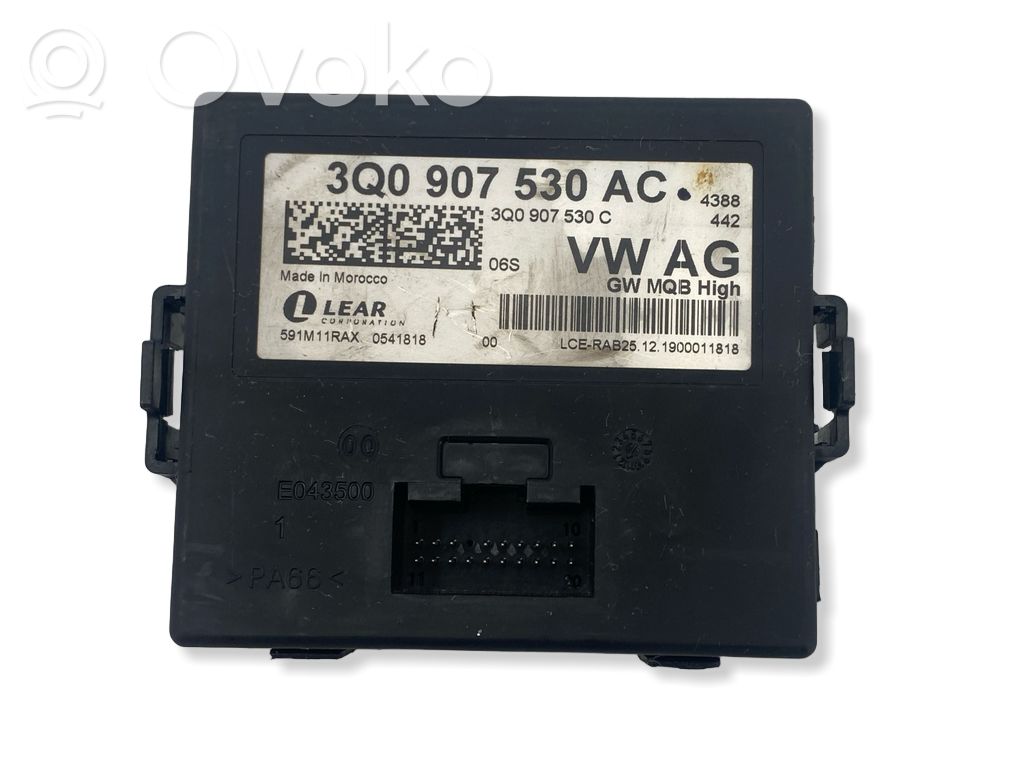 Audi A3 S3 8V Gateway valdymo modulis 