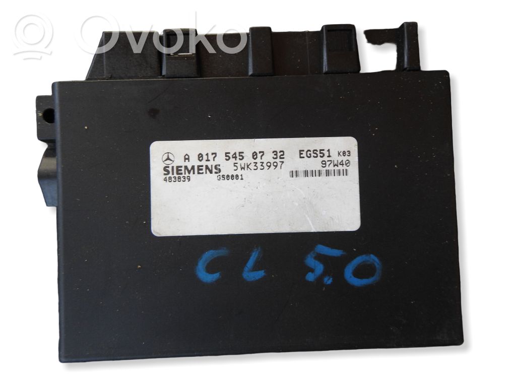 Engine control unit/module   A0175450732,5WK33997