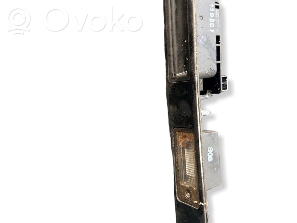 Audi Q7 4L Trunk door license plate light bar 