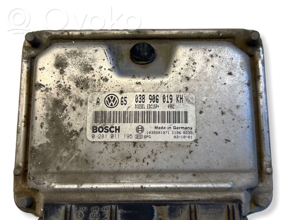 Engine control unit/module   038906019KH,1039S01971,0281011195