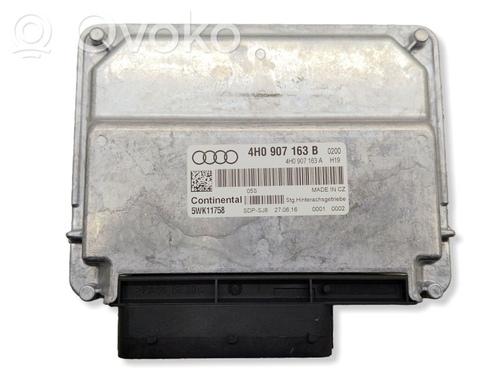 Gearbox control unit/module   4H0907163B,4H0907163A,5WK11758