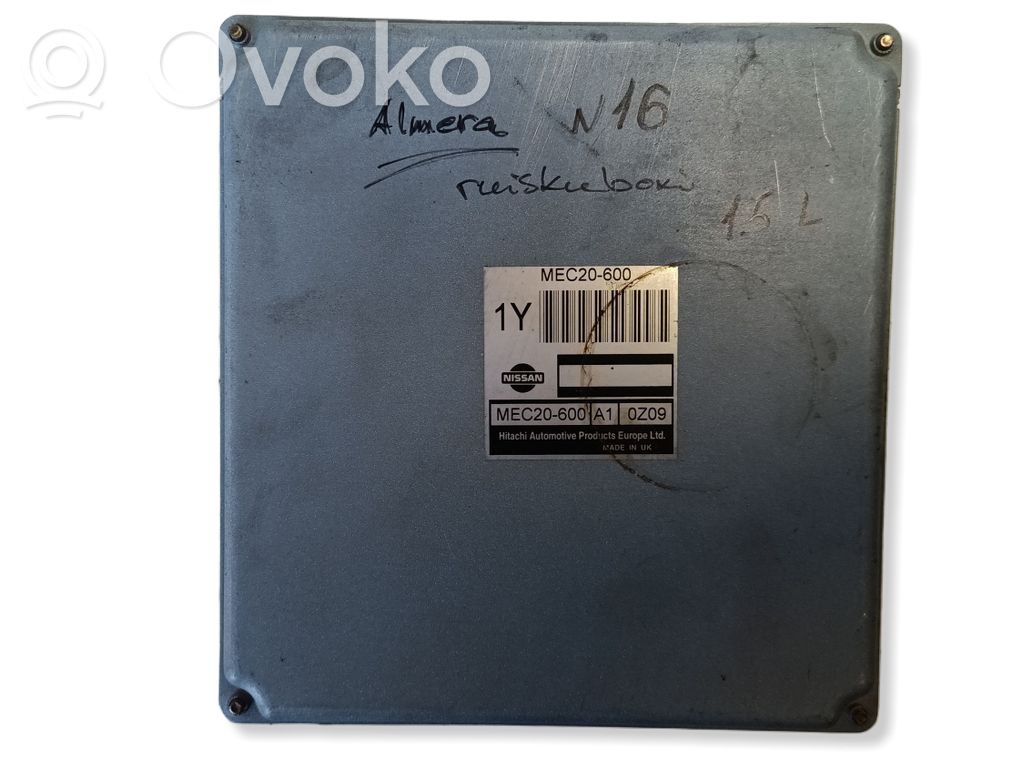 Nissan Almera N16 Engine control unit/module 