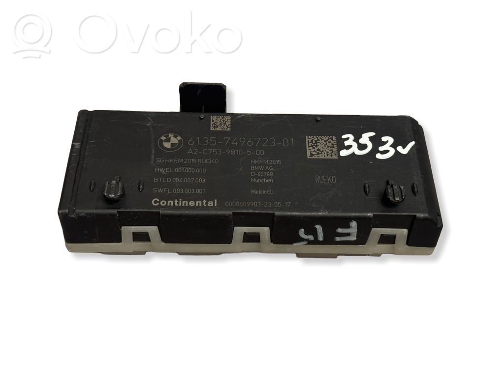 Tailgate/trunk control unit/module   7496723,001000000,A2C753981050