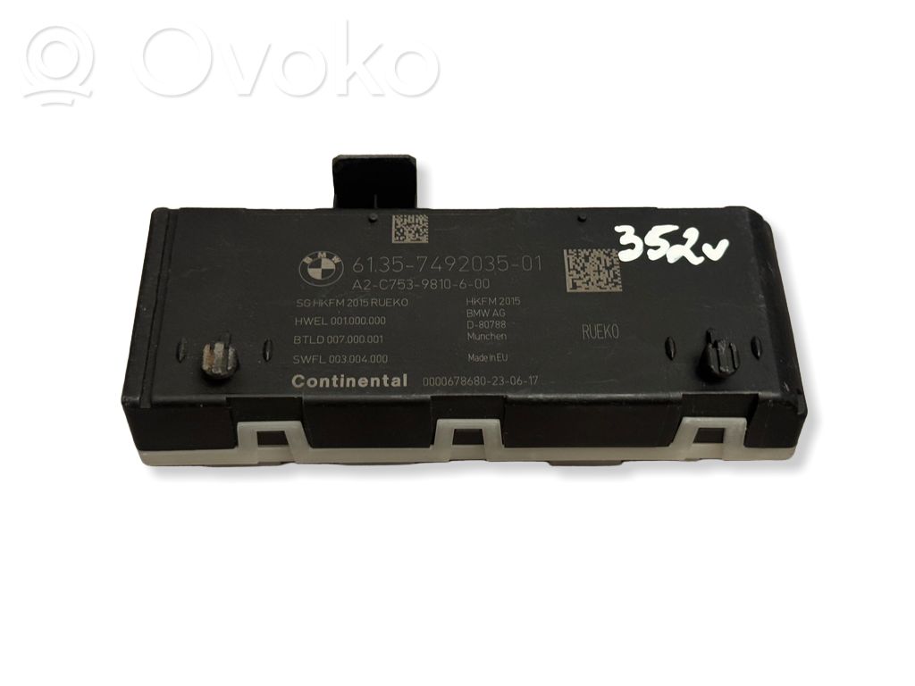 Tailgate/trunk control unit/module   7492035,001000000,A2C7539810600,00300400,007000001