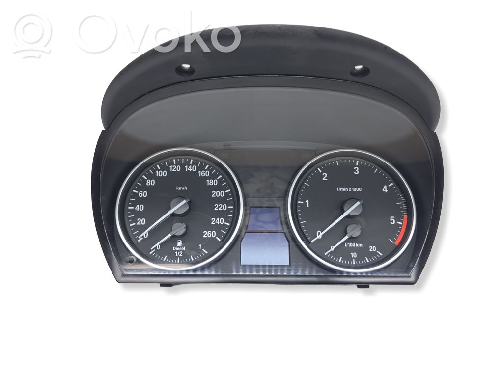 BMW 3 E90 E91 Speedometer (instrument cluster) 