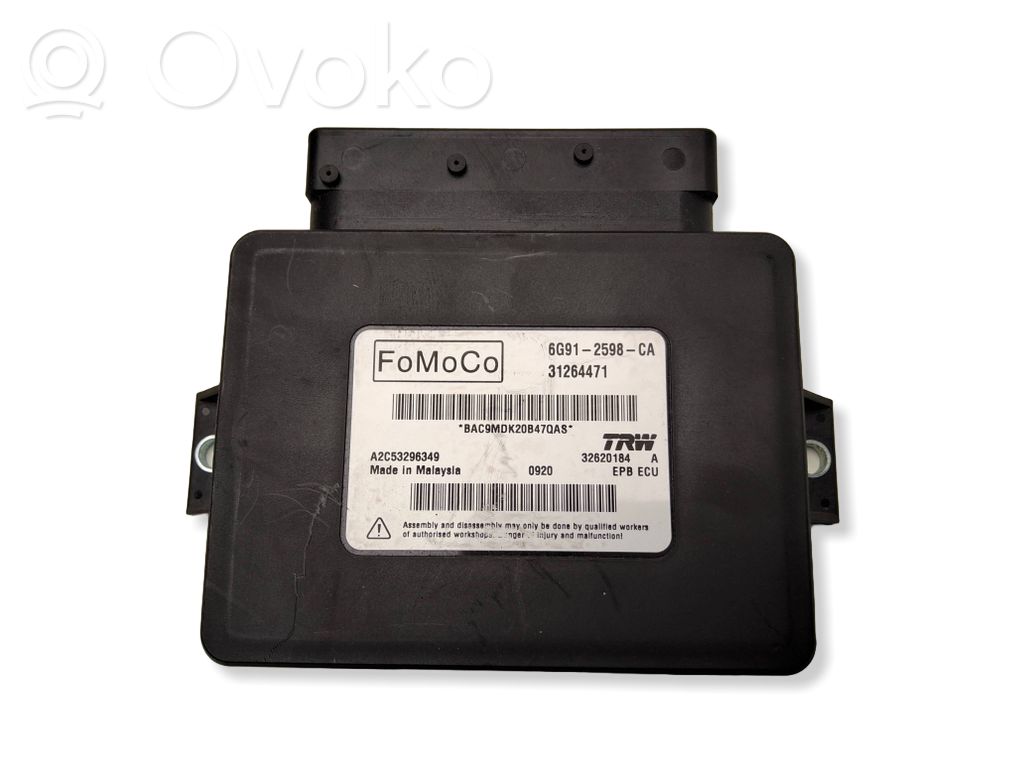 Volvo XC60 Module de commande de frein à main 