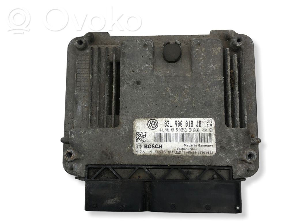 Engine control unit/module   03L906018JB,03L906018BR,0281017413