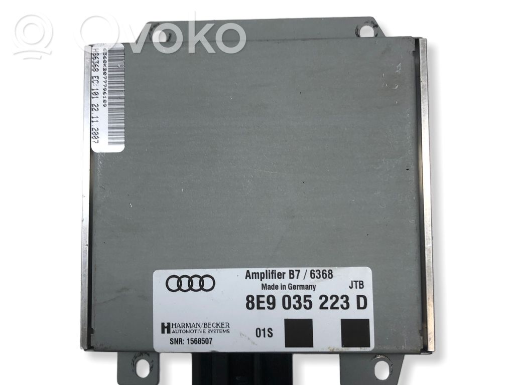 Audi A4 S4 B7 8E 8H Sound amplifier 