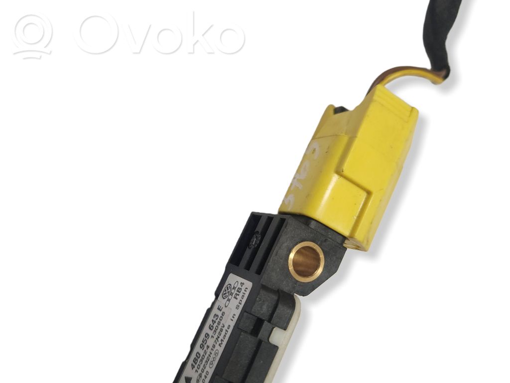 Volkswagen Touareg I Sensor impacto/accidente para activar Airbag 