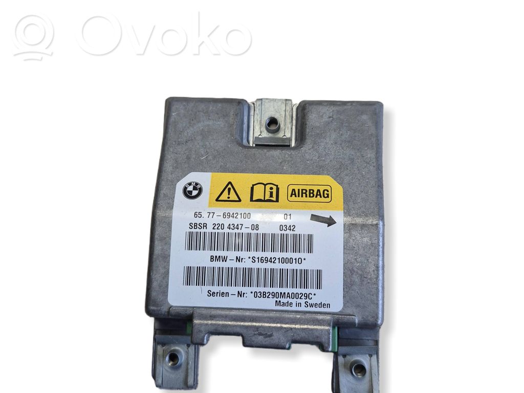 BMW 6 E63 E64 Airbag control unit/module 