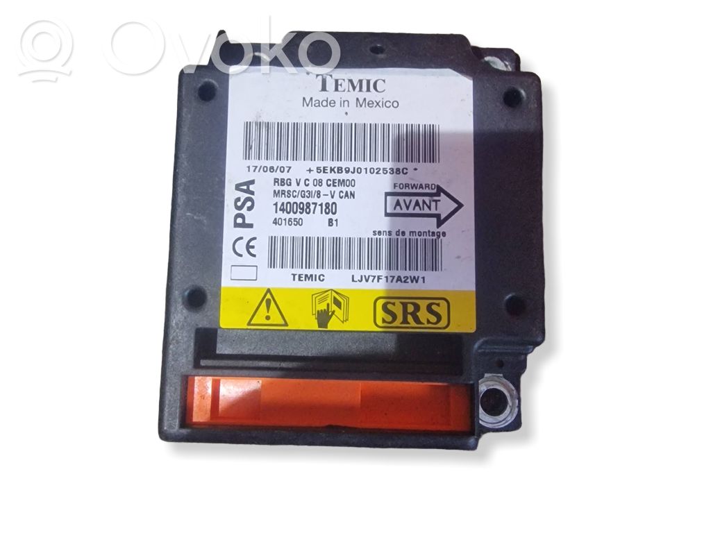 Airbag control unit/module   1400987180,LJV7717A2W1