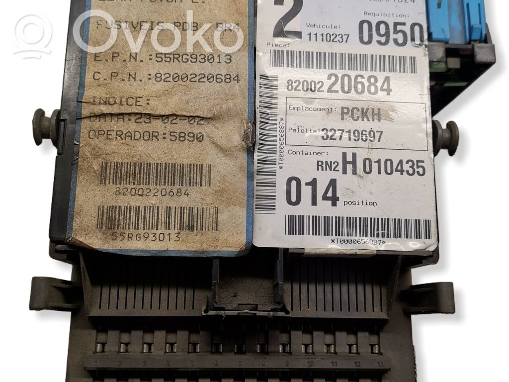 Renault Vel Satis Fuse module 
