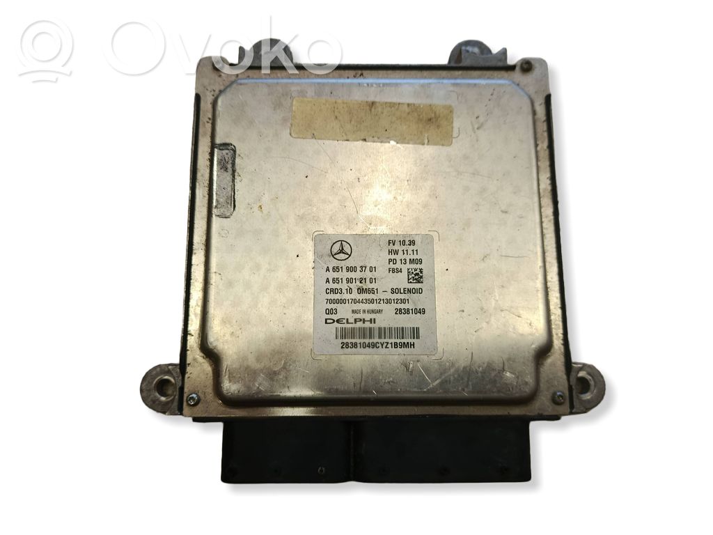 Engine control unit/module   A6519003701,28381049,A6519012101