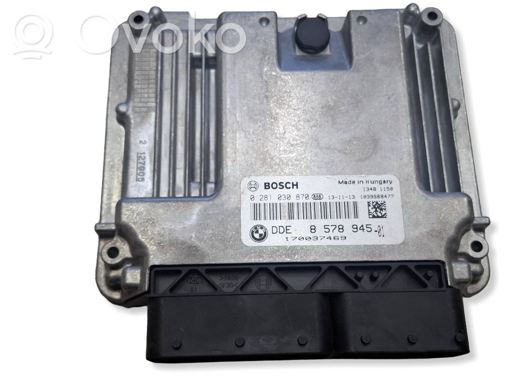 BMW 1 F20 F21 Unidad de control/módulo del motor 