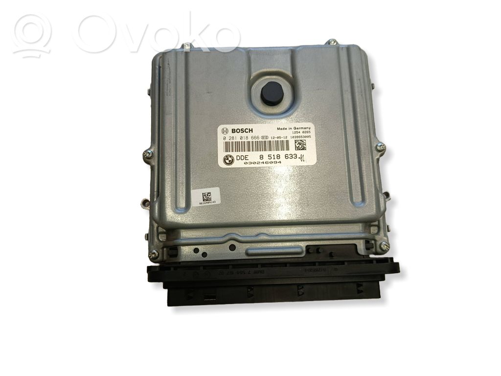 BMW 6 F12 F13 Engine control unit/module 