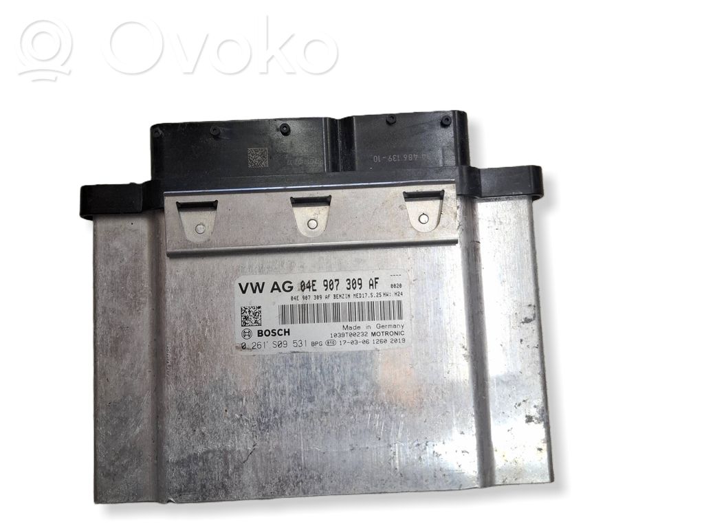 Engine control unit/module   04E907309AF,0261S09531