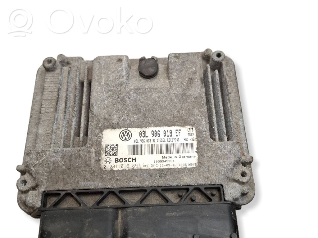 Skoda Superb B6 (3T) Engine control unit/module 