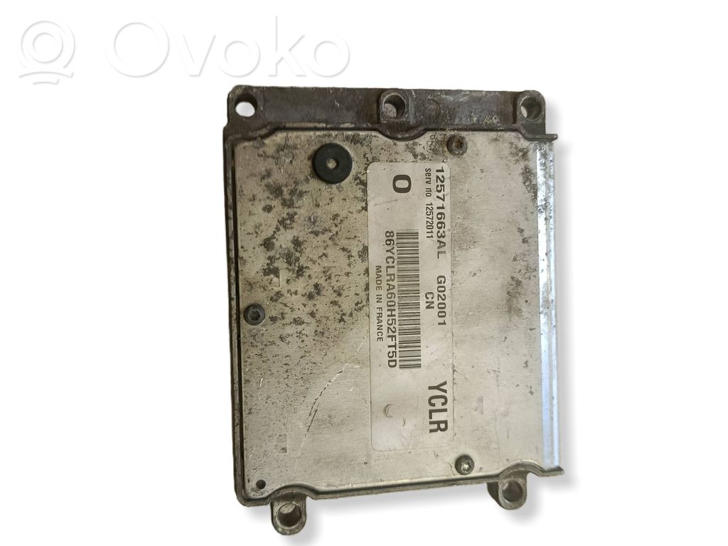 Opel Vectra C Engine control unit/module 