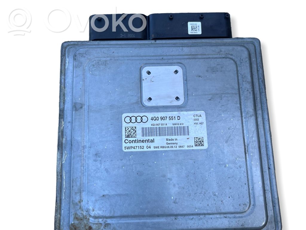 Engine control unit/module   4G0907551A,4G0907551D,5WP4715204