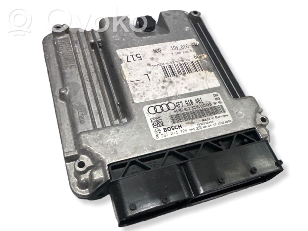 Engine control unit/module   4F7910401,4F0907401E,0281014724
