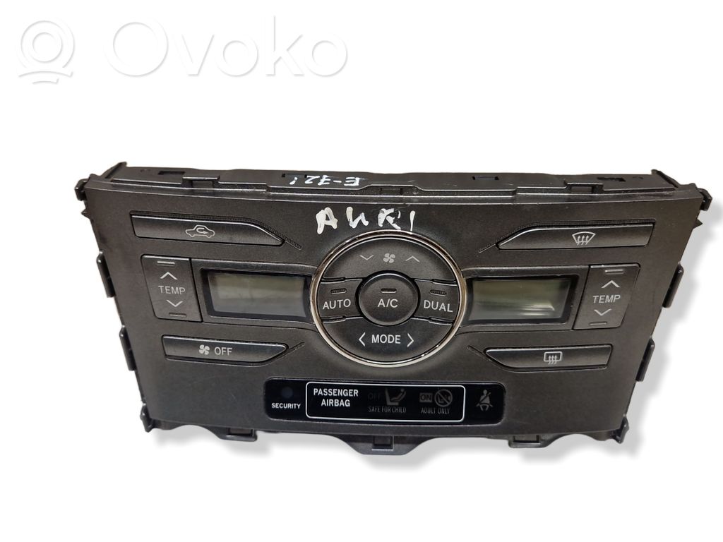 Toyota Auris 150 Climate control unit 
