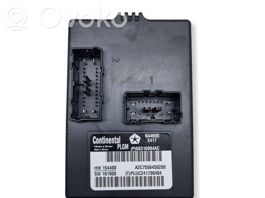 Chrysler Pacifica Tailgate/trunk control unit/module 