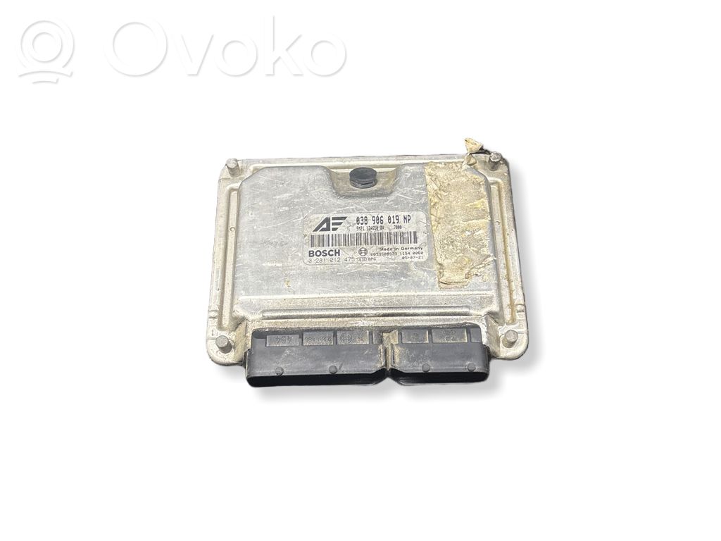 Unidad de control/módulo del motor   038906019NP,5M2112A650DA,0281012475