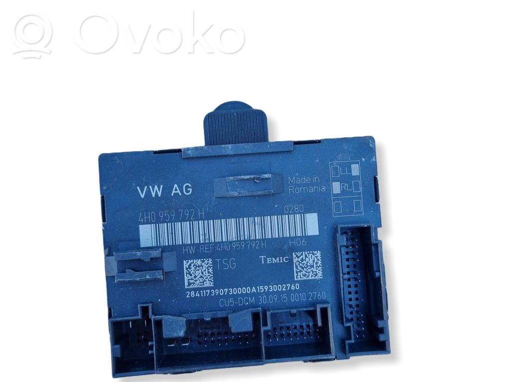 Audi A8 S8 D3 4E Door control unit/module 