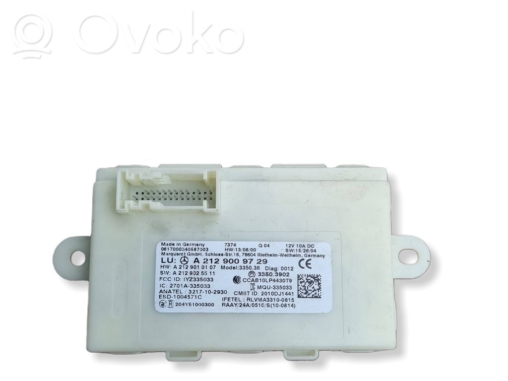Mercedes-Benz B W246 W242 Unitate/modul de control fără cheie (KESSY) 