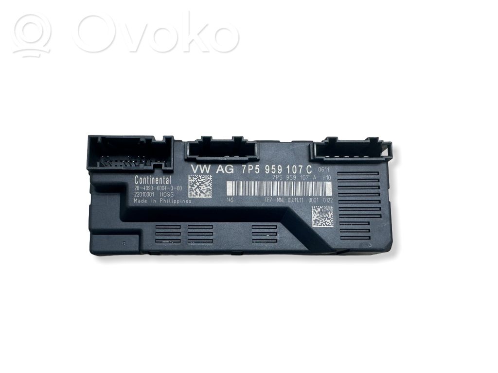 Porsche Cayenne (92A) Tailgate/trunk control unit/module 