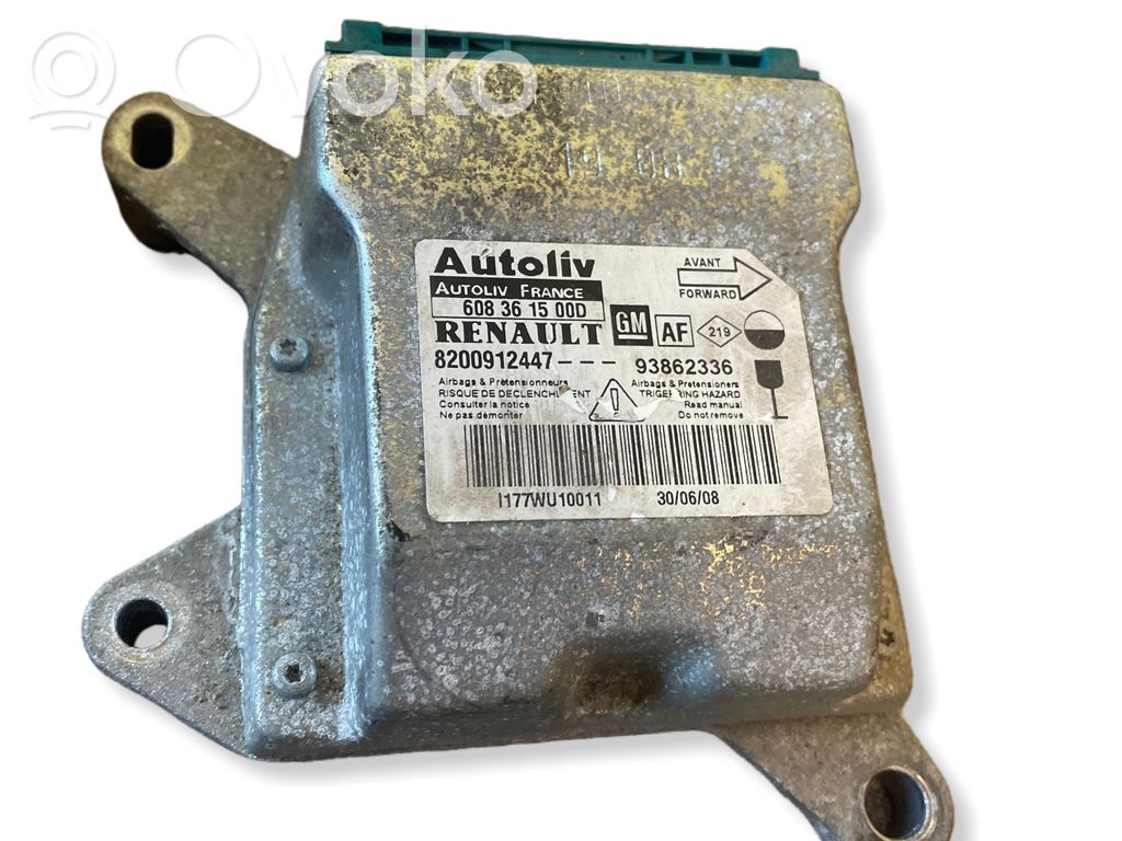 Renault Trafic II (X83) Airbag control unit/module 