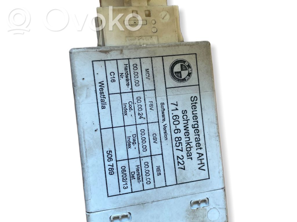 BMW 3 E90 E91 Piekabes āķa vadības bloks 