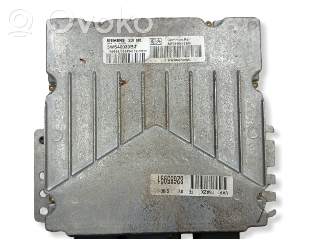 Peugeot 307 Engine control unit/module 