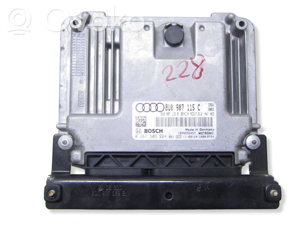 Engine control unit/module   0261S06224,8U0907115C