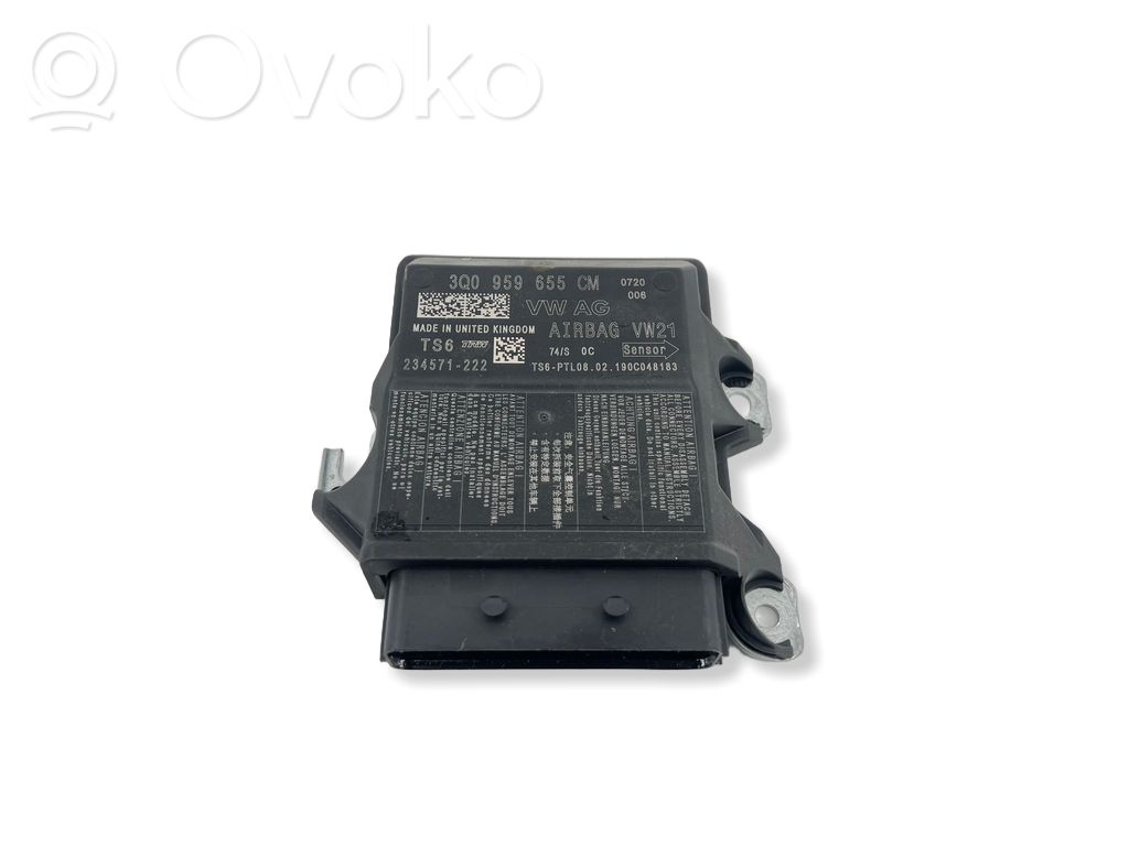 Sterownik / Moduł Airbag   3Q0959655CM,234571222,190C048183