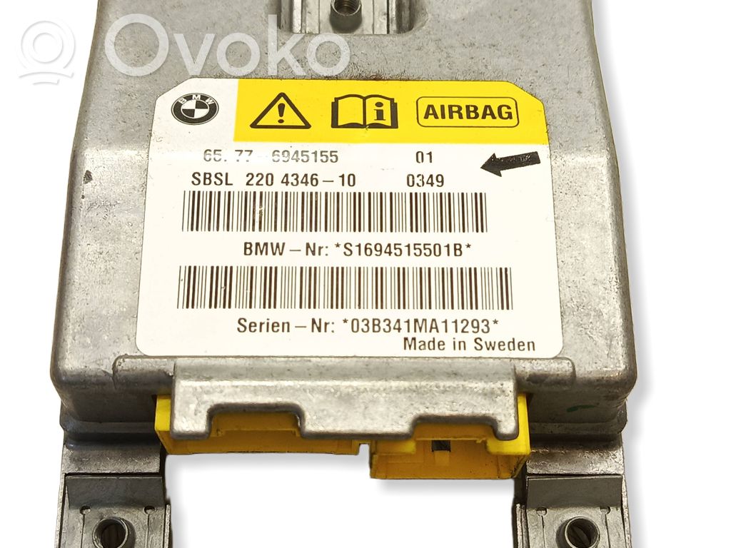Unidad de control/módulo del Airbag   220434610,65776945155,03B341MA11293,S1694515501B