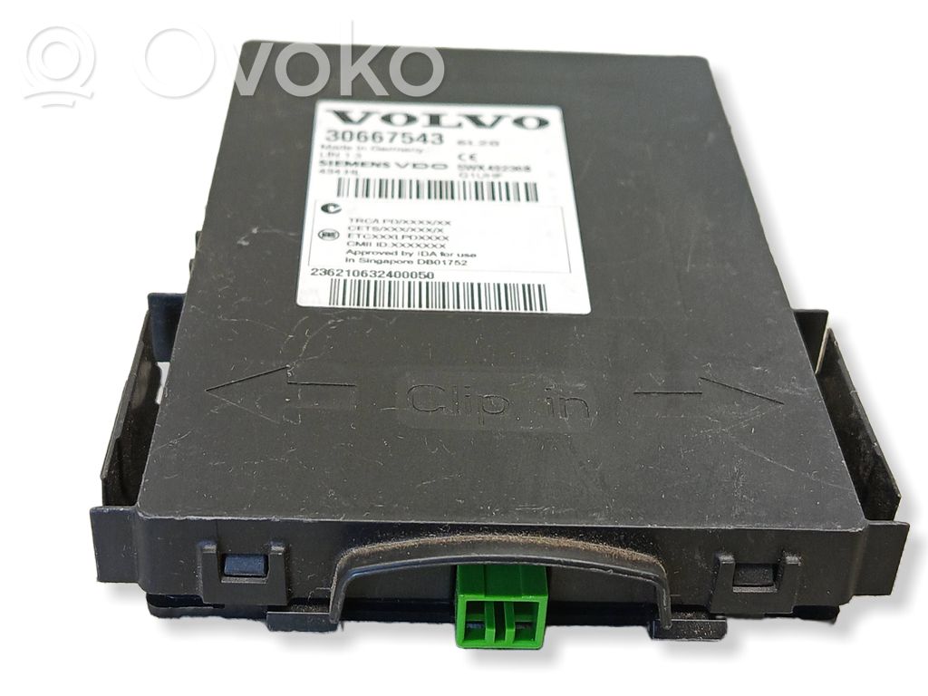 Volvo S80 Unitate/modul comandă imobilizator 