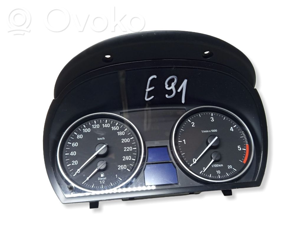 BMW 3 E90 E91 Speedometer (instrument cluster) 