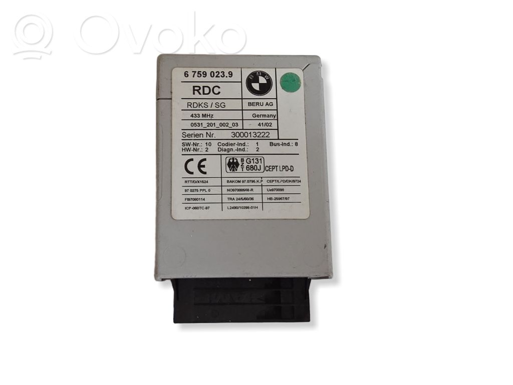 BMW X5 E53 Tire pressure control unit 