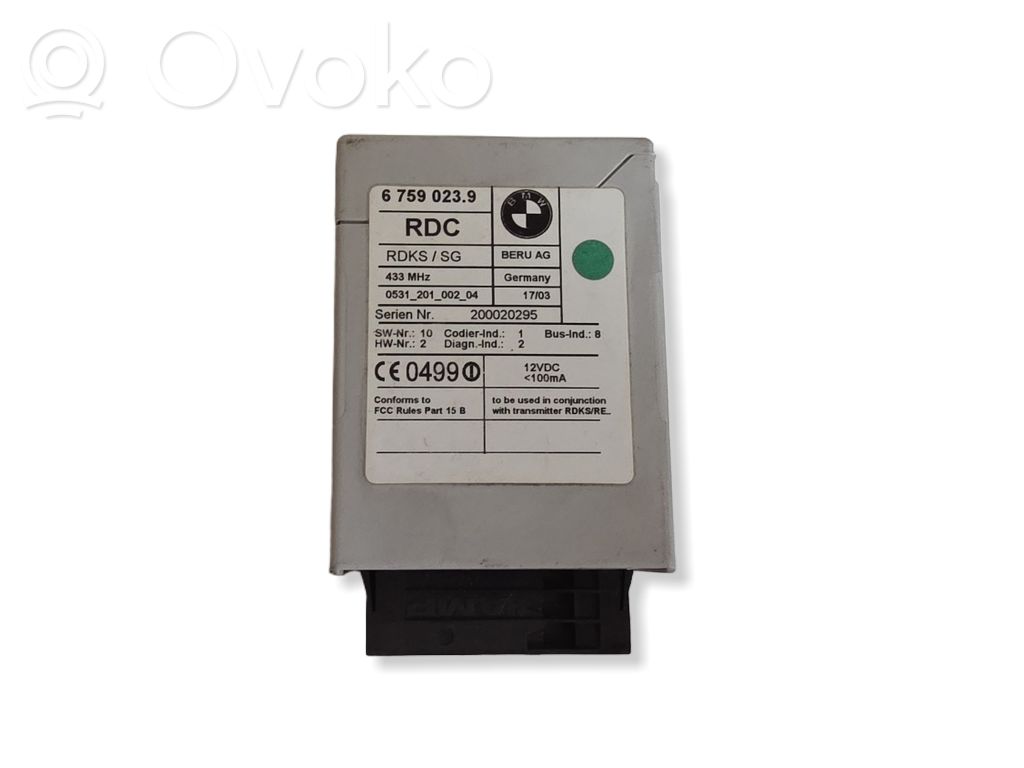 BMW X5 E53 Tire pressure control unit 
